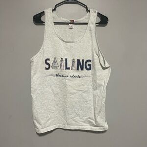 Sailing thousand islands Tank Top fruit of the loom men’s size large